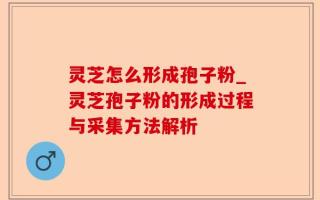 灵芝怎么形成孢子粉_灵芝孢子粉的形成过程与采集方法解析