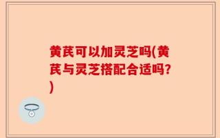 黄芪可以加灵芝吗(黄芪与灵芝搭配合适吗？)