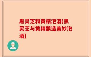 黑灵芝和黄精泡酒(黑灵芝与黄精酿造美妙泡酒)
