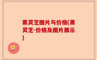 黑灵芝图片与价格(黑灵芝-价格及图片展示)