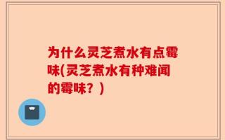 为什么灵芝煮水有点霉味(灵芝煮水有种难闻的霉味？)