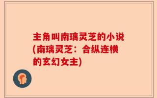 主角叫南璃灵芝的小说(南璃灵芝：合纵连横的玄幻女主)