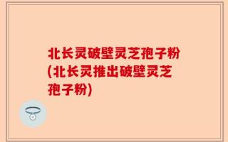 北长灵破壁灵芝孢子粉(北长灵推出破壁灵芝孢子粉)
