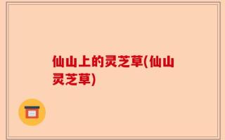 仙山上的灵芝草(仙山灵芝草)