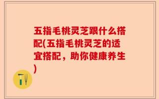 五指毛桃灵芝跟什么搭配(五指毛桃灵芝的适宜搭配，助你健康养生)
