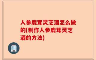 人参鹿茸灵芝酒怎么做的(制作人参鹿茸灵芝酒的方法)