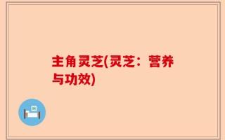 主角灵芝(灵芝：营养与功效)