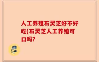 人工养殖石灵芝好不好吃(石灵芝人工养殖可口吗？