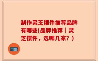 制作灵芝摆件推荐品牌有哪些(品牌推荐｜灵芝摆件，选哪几家？)