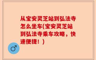 从宝安灵芝站到弘法寺怎么坐车(宝安灵芝站到弘法寺乘车攻略，快速便捷！)