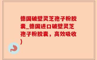 德国破壁灵芝孢子粉胶囊_德国进口破壁灵芝孢子粉胶囊，高效吸收)