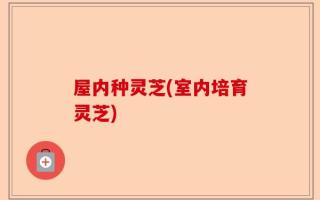 屋内种灵芝(室内培育灵芝)