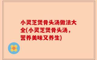 小灵芝煲骨头汤做法大全(小灵芝煲骨头汤，营养美味又养生)
