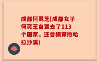 成都何灵芝(成都女子何灵芝自驾去了113个国家，还曾横穿撒哈拉沙漠)