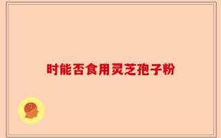时能否食用灵芝孢子粉