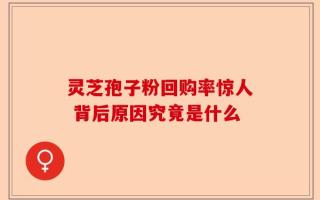灵芝孢子粉回购率惊人 背后原因究竟是什么