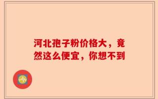 河北孢子粉价格大，竟然这么便宜，你想不到