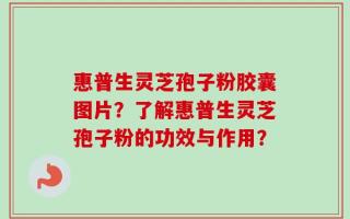 惠普生灵芝孢子粉胶囊图片？了解惠普生灵芝孢子粉的功效与作用？