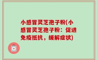 小感冒灵芝孢子粉(小感冒灵芝孢子粉：促进免疫抵抗，缓解症状)