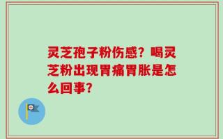 灵芝孢子粉伤感？喝灵芝粉出现胃痛胃胀是怎么回事？