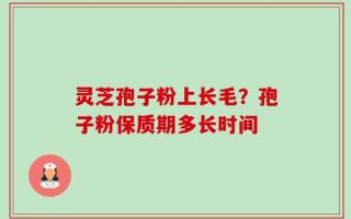 灵芝孢子粉上长毛？孢子粉保质期多长时间
