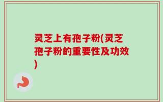 灵芝上有孢子粉(灵芝孢子粉的重要性及功效)
