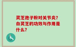 灵芝孢子粉对关节炎？白灵芝的功效与作用是什么？