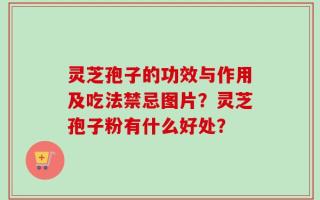 灵芝孢子的功效与作用及吃法禁忌图片？灵芝孢子粉有什么好处？
