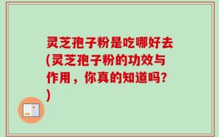 灵芝孢子粉是吃哪好去(灵芝孢子粉的功效与作用，你真的知道吗？)