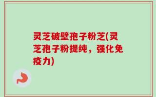 灵芝破壁孢子粉芝(灵芝孢子粉提纯，强化免疫力)