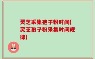 灵芝采集孢子粉时间(灵芝孢子粉采集时间规律)
