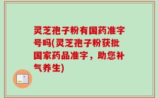 灵芝孢子粉有国药准字号吗(灵芝孢子粉获批国家药品准字，助您补气养生)