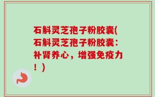 石斛灵芝孢子粉胶囊(石斛灵芝孢子粉胶囊：补肾养心，增强免疫力！)