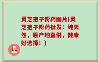 灵芝孢子粉药图片(灵芝孢子粉药批发：纯天然，原产地直供，健康好选择！)