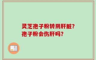 灵芝孢子粉转阴肝脏？孢子粉会伤肝吗？