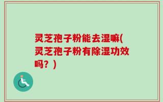 灵芝孢子粉能去湿嘛(灵芝孢子粉有除湿功效吗？)
