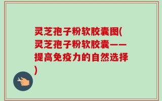 灵芝孢子粉软胶囊图(灵芝孢子粉软胶囊——提高免疫力的自然选择)