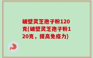 破壁灵芝孢子粉120克(破壁灵芝孢子粉120克，提高免疫力)