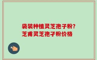袋装种植灵芝孢子粉？芝甫灵芝孢孑粉价格