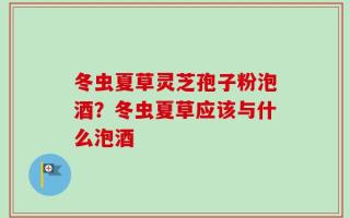 冬虫夏草灵芝孢子粉泡酒？冬虫夏草应该与什么泡酒