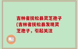 吉林省抚松县灵芝孢子(吉林省抚松县发现灵芝孢子，引起关注