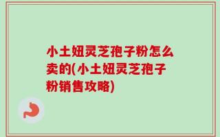 小土妞灵芝孢子粉怎么卖的(小土妞灵芝孢子粉销售攻略)