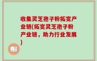 收集灵芝孢子粉拓宽产业链(拓宽灵芝孢子粉产业链，助力行业发展)