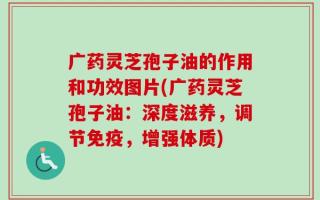广药灵芝孢子油的作用和功效图片(广药灵芝孢子油：深度滋养，调节免疫，增强体质)