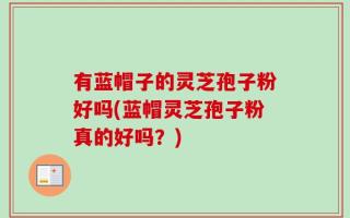 有蓝帽子的灵芝孢子粉好吗(蓝帽灵芝孢子粉真的好吗？)