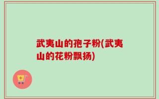 武夷山的孢子粉(武夷山的花粉飘扬)