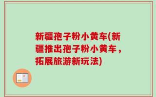 新疆孢子粉小黄车(新疆推出孢子粉小黄车，拓展旅游新玩法)