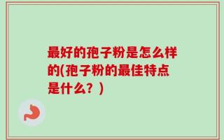最好的孢子粉是怎么样的(孢子粉的最佳特点是什么？)