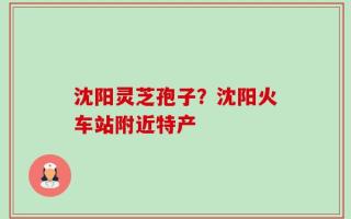 沈阳灵芝孢子？沈阳火车站附近特产