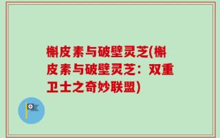 槲皮素与破壁灵芝(槲皮素与破壁灵芝：双重卫士之奇妙联盟)